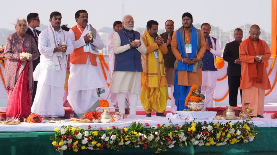 ପ୍ରୟାଗରାଜରେ ପ୍ରଧାନମନ୍ତ୍ରୀ; କହିଲେ ଏକତାର ମହାଯଜ୍ଞ ହେଉଛି ‘କୁମ୍ଭ ମେଳା’