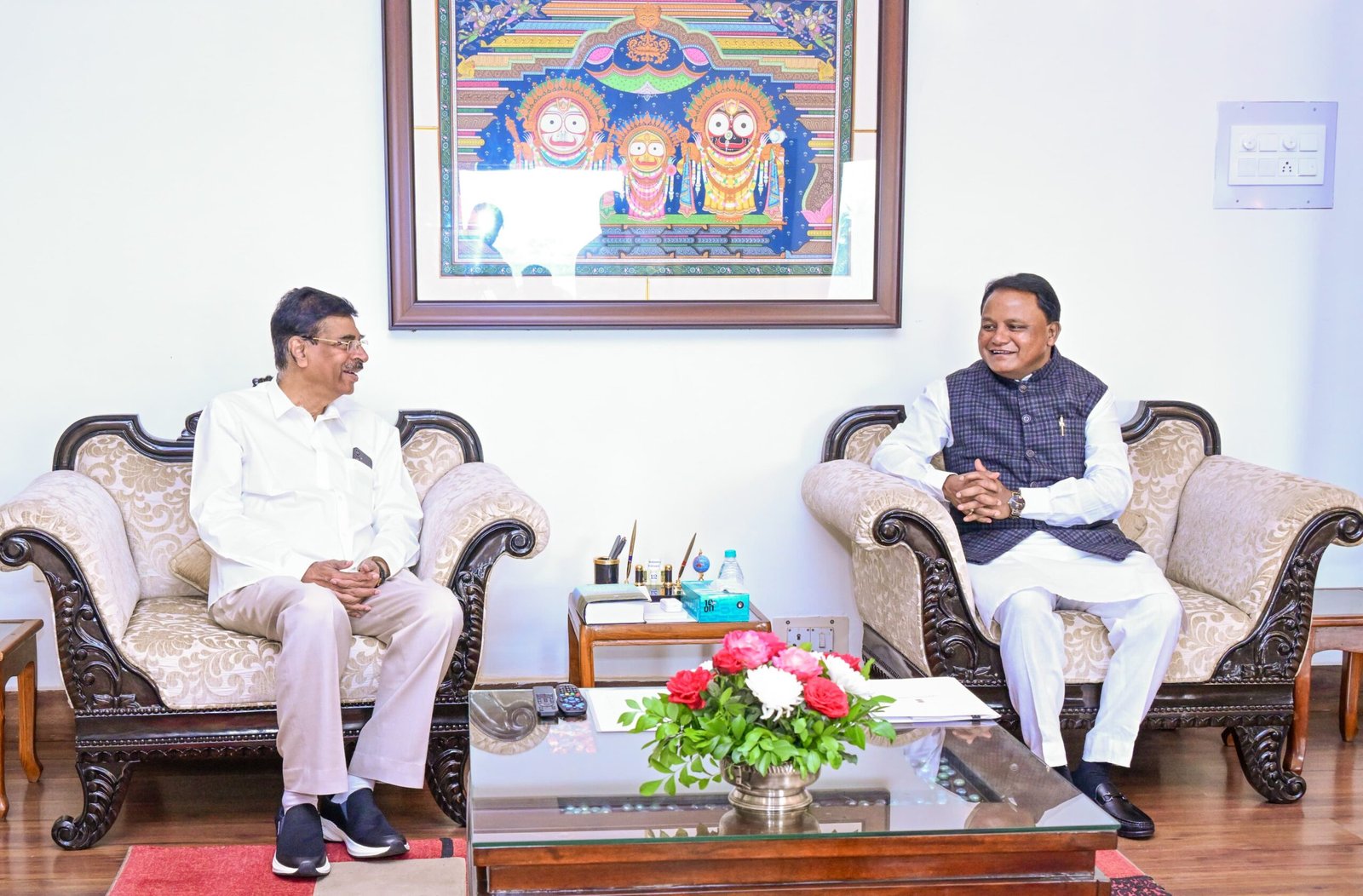 ରାଜ୍ୟପାଳଙ୍କୁ ଭେଟିଲେ ମୁଖ୍ୟମନ୍ତ୍ରୀ