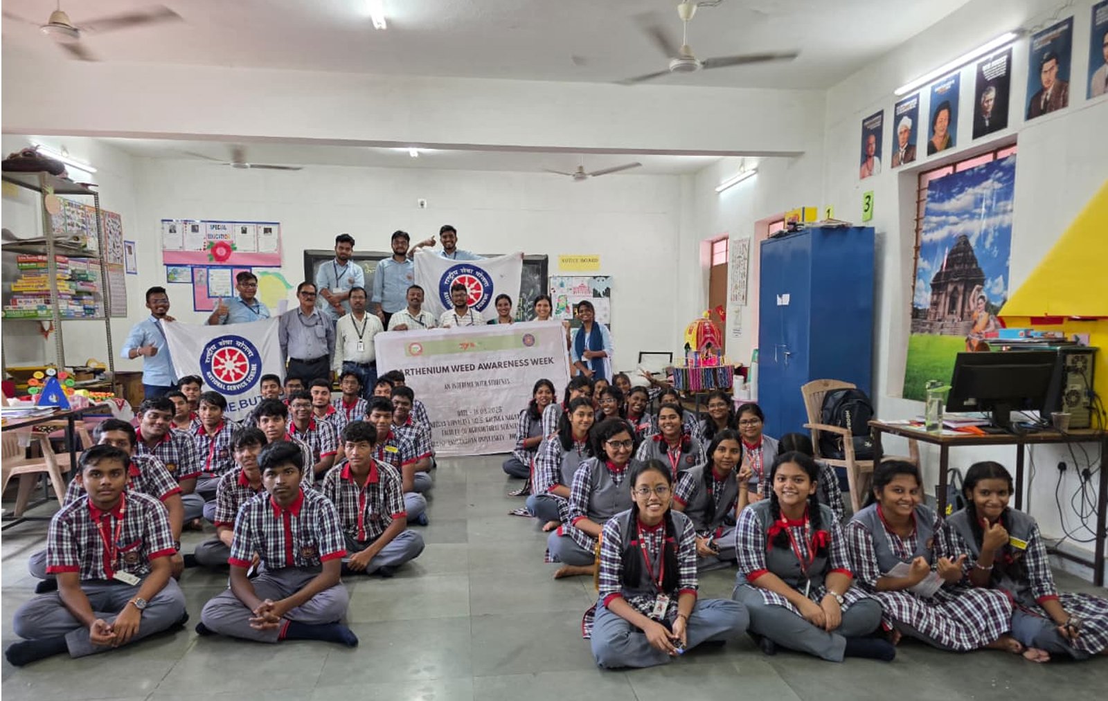 ସୋଆ ଏନଏସଏସ ପକ୍ଷରୁ ଗାଜର ଘାସ ନିରାକରଣ ରାଲି