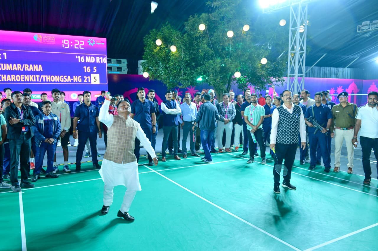 ଅନ୍ତର୍ଜାତୀୟ ବ୍ୟାଡ଼ମିଣ୍ଟନ ପ୍ରତିଯୋଗିତା ଓଡିଶା ମାଷ୍ଟର୍ସ-୨୦୨୫ ର ପ୍ରି-କ୍ଵାଟର ରାଉଣ୍ଡ