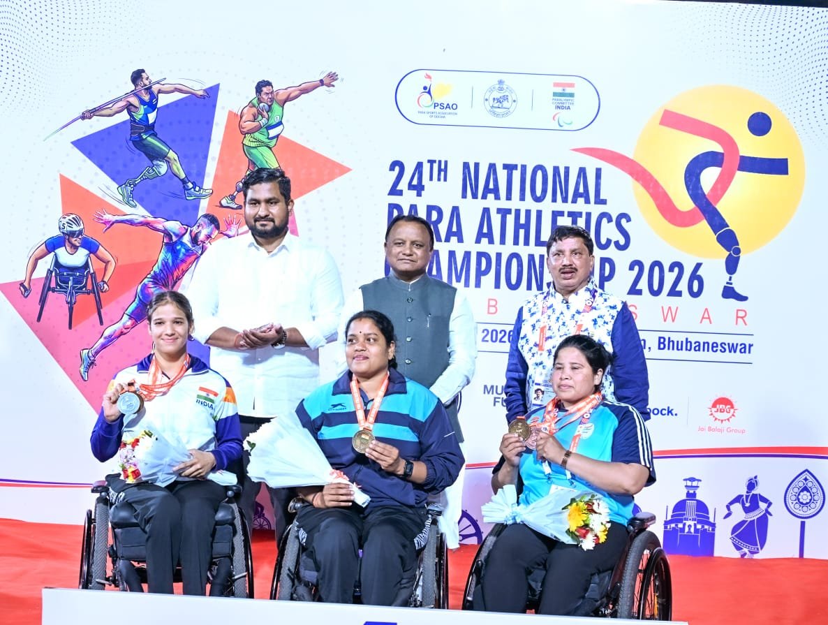 ଜାତୀୟ ପାରା ଆଥଲେଟିକ୍  ଚାମ୍ପିୟାନ ମାନଙ୍କୁ ପୁରସ୍କୃତ କଲେ ମୁଖ୍ୟମନ୍ତ୍ରୀ