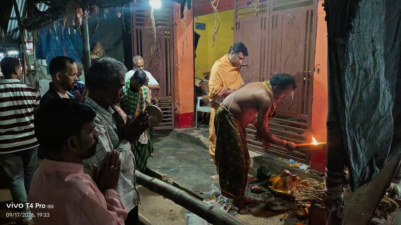 ମା’ ବନଦୁର୍ଗାଙ୍କ ଶୁଭ ଖୁଣ୍ଟି ସ୍ଥାପନ