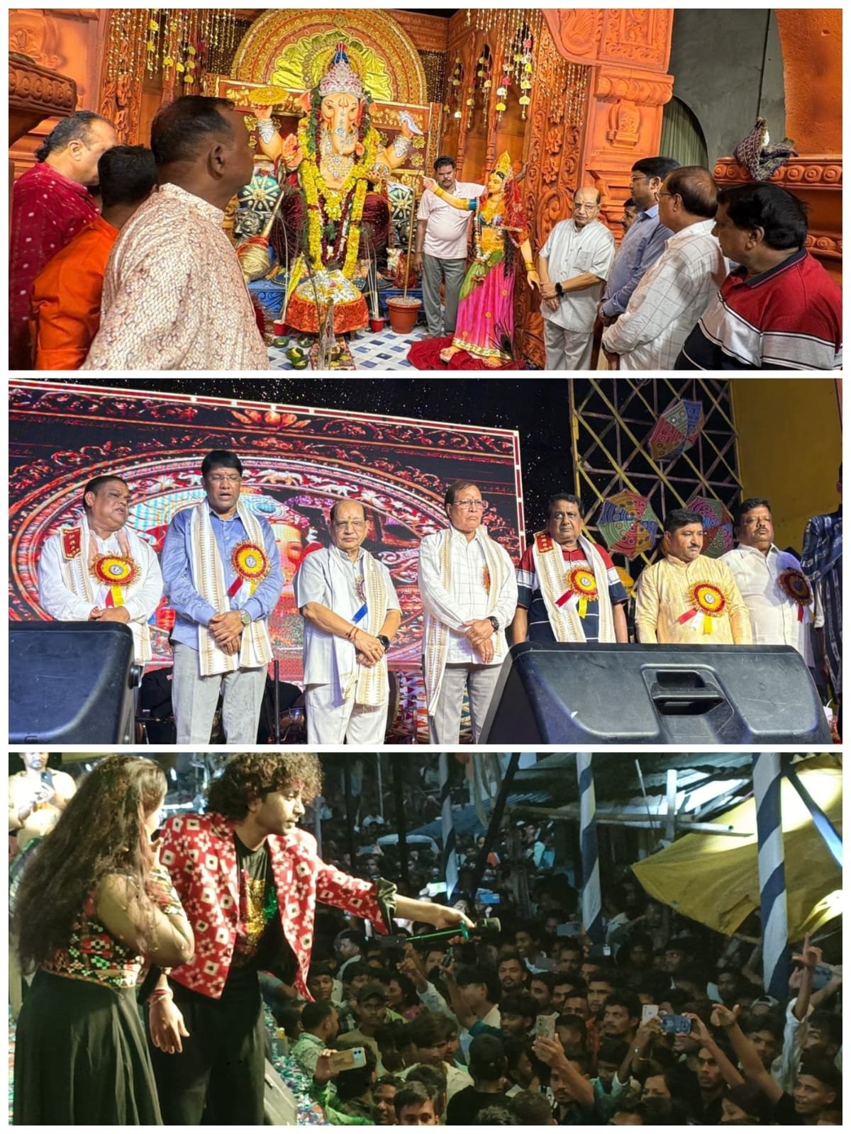 ଦେବଗଡ଼ର ପ୍ରସିଦ୍ଧ ଗଣେଶ ପୂଜା ମଣ୍ଟୁ ଛୁରିଆଙ୍କ ଗୀତର ଯାଦୁରେ ମସଗୁଲ ଜନସାଧାରଣ