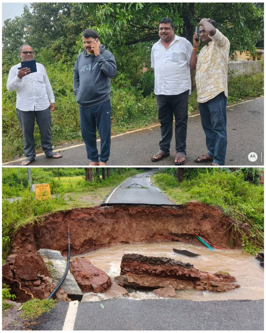 ମାଲାଗୁଡ଼ାରେ କଲଭର୍ଟ ଧୋଇଗଲା, ଯୋଗାଯୋଗ ବିଚ୍ଛିନ୍ନ; କ୍ଷୟକ୍ଷତି ଅନୁଧ୍ୟାନ କଲେ ସାଂସଦ ପ୍ରତିନିଧି